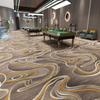 Alfombra Impresa para Sala de Billar Retardante de Llama Completamente Cubierta Área Grande Hotel Comercial Oficina Retardante de Llama Nylon Sala de Billar