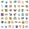 60 Adesivos de Grafite de Carimbos de Pokémon de Desenho Animado Fofos Adesivos Decorativos Bidimensionais Venda por Atacado