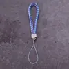 Lanyard para teléfono móvil al por mayor de fábrica, cordón para llavero de cámara de cuero PU, cuerda de muñeca para teléfono móvil de pareja, cuerda tejida de cuero