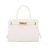 Nova bolsa de ombro da moda, bolsa de mão feminina simples e versátil, bolsa transversal Kelly nichada e única