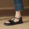 Sandalias de Playa Romanas para Mujer, Estilo Retro Casual Diario de Verano para Exteriores, Suela Suave, Transpirables, Suela Gruesa, Punta Abierta 2026 Primavera y Otoño