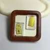 Adesivo para Celular de Ouro Puro 999 com 2mg de Ouro, "Princesa, Por Favor Fique Rica," "Tesouro, Dinheiro Importa," "Não Fique Bravo," Adesivo Criativo para Presente
