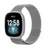 Reloj Fitbit Versa 3 Milan Nice Sense 2, correa Versa 4/2, cadena magnética de acero inoxidable