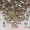 Diamantes Mini Cor de Champanhe 5A de Fundo Plano, Diamantes Pequenos Empilhados Super Brilhantes, Decorações para Nail Art, Diamantes de Forma Irregular Atacado