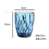 Ventas directas de fábrica de vasos de vidrio para el hogar, vasos de agua originales gruesos de colores, vasos para enjuague bucal, vasos para jugo, vidrio de sosa-cálcica de gran capacidad.