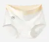 Ropa interior modal de cintura media-alta 10A con entrepierna triangular de seda de morera antibacteriana para mujer, versión de talla grande que se ajusta a la cadera, nuevo modelo 2026