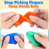 Nuevo Fidget Toys Transfronterizo Piedra Sensorial para Niños Juguete Descompresor para Niños Textura de Silicona Suave Piedra para la Preocupación