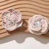 Accesorios Flor de Perla de Tela Suave, Silenciosa y Elegante DIY Ropa Tocado Cuerda para el Cabello Ramillete Accesorios de Joyería