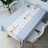 Tapete de Mesa Antiescaldante, Impermeável, à Prova de Óleo, Estilo Ins para Estudantes e Casa, Pad de Mesa Nórdico em PVC, Capa para Mesa de Centro, Personalizável no Atacado