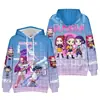 Grupo Cazador de Brujas K-Pop Patrón Impresión 3D Transfronterizo Nuevo Sudadera con Capucha Casual Callejera para Hombres y Mujeres
