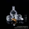 Botella de vidrio de bola oblata de 12 ml para perfume, con pulsador, subbotella, botella con atomizador de niebla fina, muestra, de viaje, portátil, botella vacía