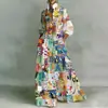 Vestido estampado estilo retro francés para mujer, nuevo modelo de verano, moda femenina europea y americana transfronteriza, vestido elegante y sofisticado