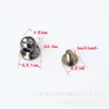 Piercings de Pezón Guangzhou, Accesorios para Funda de Teléfono Cabeza de Monje, Tachuelas Decorativas, Tamaños Grandes y Pequeños, con Anillo, Piercings de Pezón con Tornillos