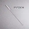 Ventosa de Vidro Escova de Sucção Escova de Limpeza de Aço Inoxidável Escova de Limpeza de Mamadeira Escova de Sucção Grossa para Chá de Leite Pérola