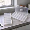 Caja de Plástico Transparente para Joyería Caja de Componentes Caja de Plástico PP para Equipo de Pesca Caja de Herramientas Caja de Almacenamiento para Tornillos Caja de Muestras Caja de Piezas de Ferretería