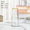 Vaso de Vidro Pintado de Dourado Simples Escandinavo Vaso Hidropônico Arranjo de Flores Sala de Estar em Casa Flores Secas e Plantas Verdes Cultivadas em Água
