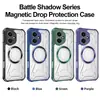 Estilo Mecha Batalha Sombra Magnético Aplicável para Honor Play 50 Plus Gaming X7D Tendência Personalidade Cool Meninos X8B Capa de Celular