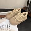 Zapatos de Invierno para Mujer 2025 con Forro de Borrego, Suela Gruesa, Estilo Coreano, Versátiles, Antideslizantes, Mocasines Casuales para Uso en Exteriores