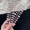 Xiaohongshu Mesmo Estilo Unhas Postiças Florais de Verão Longas de Comprimento Médio Adesivos para Unhas Pontas de Unha Unhas Vestíveis