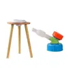 Balde de agua mineral acuicultura balde de agua pura pecera ecológica modificada pecera de pie para visualización en casa pecera creativa hecha a mano de pie