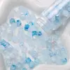 6x6mm Acrílico Alto Brillo Transparente Cuadrado Dos Tonos Cuentas Sueltas Pulsera de Cuentas Hecha a Mano DIY Collar Accesorios de Joyería