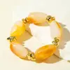 Pulsera Ovalada Irregular Acrílica Europea y Americana Transfronteriza Elegante Exagerada Nicho Alta Gama Moda Elegante Joyería de Mano