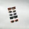 Gm2023 Nuevas Gafas de Sol Infantiles Estilo K de Marco Pequeño Europeas y Americanas Femeninas Ins Populares Fotografía Callejera Tendencia Retro Forma Cóncava Gafas de Sol