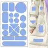 Parche para Chaqueta de Plumas, Parche para Tienda de Campaña, Parche para Agujeros, Parche de Reparación, Parche para Agujeros sin Planchar, Parche con Diseño Lavable