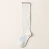 Calcetines Funcionales Deportivos para Pantorrilla para Mujer, Específicos para Verano, para Fitness, Running, Cuerda para Saltar, Compresión, Elásticos Adelgazantes de Presión en la Pierna, Tubo Largo