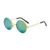 Gafas de Sol Redondas Estilo Retro para Niños Película de Color Reflectantes Redondas Espejo de Príncipe Tendencia Gafas para Puesto de Gafas de Sol para Niños Hombres y Mujeres