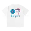 Camiseta Estampada Casual Versátil de Manga Curta com Lavagem e Efeito Desgastado da Equipe Cabeça de Macaco de São Miguel High Street