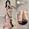Lingerie sexy cheongsam sexy uniforme estilo antigo tentação alça lateral aberta vazada paixão role play