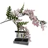 Venda Direta de Fábrica de Flores Artificiais de Espinheiro-Alvar de Haste Única, Adereços Florais Decorativos, Fotografia de Parede de Fundo, Decoração de Casa no Atacado