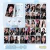Coleção de Entretenimento Coreano 50 Peças de Tinta Rosa Ale Jintai Heng Shen Zhen Pei Zhuyun Liu Zhimin Cartões Periféricos a Laser 50