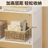 Estantería de pie, móvil, todo en uno, que se puede colocar junto a un escritorio, con almacenamiento para libros y un pequeño carrito para bocadillos y juguetes, adecuada para uso doméstico y niños.