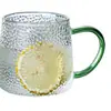 Venta al por mayor de fabricantes de Vasos de Agua de Vidrio Martillado de Colores para Uso Doméstico, Vasos de Leche Resistentes a Altas Temperaturas, Vasos de Té de una Sola Capa de Vidrio de Borosilicato Alto, Personalizables