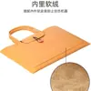 Maletín de Cuero para Portátil con Logo Personalizado en Relieve, Maletín de Negocios, Bolsa de Almacenamiento para Portátil de 14/15.6/16 Pulgadas