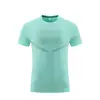 Nueva Camiseta Deportiva de Seda Helada para Hombre, Secado Rápido de Verano, Delgada, para Correr, Manga Corta, Top Deportivo de Baloncesto, Camiseta de Entrenamiento