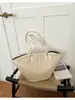 Bolso de Hombro Transfronterizo de Alta Gama para Viajes Diarios, Bolso de Hombro Tejido de Tendencia Retro para Viajes Diarios, Bolso de Gran Capacidad Moderno y Elegante para Debajo del Brazo