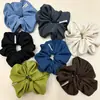 Suave Diadema de Lana para Intestino Grueso Simple Versátil Color Sólido Tacto de Alta Gama Diadema para Cola de Caballo Baja Accesorio Elástico para el Cabello Múltiples Colores Disponibles