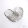 Alambre de Memoria Chapado en Platino Oro de 14 Quilates Alta Retención de Color para Joyería DIY Anillo Pulsera Material de Línea Principal