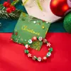 Pulsera de Tarjeta de Papel Estilo Nuevo Navideño Versátil Arcilla Polimérica Navideña Papá Noel Reno Árbol de Navidad Pulsera Venta al por Mayor