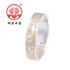 Anillo de Plata Patrón Dinastía Tang Paz y Alegría Plata Pura 9999 Anillo para Dedo Índice Loto Sutra del Corazón Chapado en Oro Método Antiguo para Mujer