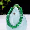 Pulseira de Calcedônia Verde Natural Guan Yu Ágata Sutra do Coração Caminho para a Iluminação Fábrica de Pulseiras Atacado e Entrega S2063006