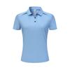 Venda Direta Novas Camisas Polo para Homens e Mulheres, Camisetas Polo de Poliéster de Negócios com Lapela para Esporte e Lazer, Camisas Polo Multicores Respiráveis de Secagem Rápida