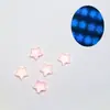 Celebridad de Internet Arte de Uñas Joyería Luminosa Estrellas Luna Estrella de Cinco Puntas Hielo Fluorescente Transparente Diamante para Uñas Decoración de Cielo Estrellado Accesorios DIY