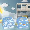 DD149 Amazon White Cloud Rainbow Sun Moon Star caja portátil de dulces de regalo de tarjeta blanca