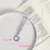 Mismo Estilo Xiaohongshu Cordón Tejido Colorido Estilo Ins Bicolor Llavero Antiperdida para Teléfono Correa de Mano Colgante Pequeño para Pareja