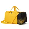 Bolsa de mão esportiva transfronteiriça, bolsa de ombro, bolsa de treinamento fitness com múltiplos compartimentos, bolsa de armazenamento dobrável de grande capacidade atacado