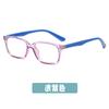 Nova armação de óculos infantil anti-luz azul da moda TR90 ultraleve armação de óculos para proteção ocular de estudantes homens e mulheres podem ser equipados com lentes planas